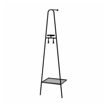 ÄLGANÄS, clothes rack with shoe storage, 46x39x166 cm, 105.858.88