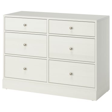 HAVSTA, chest of 6 drawers, 121x47x89 cm, 105.994.80