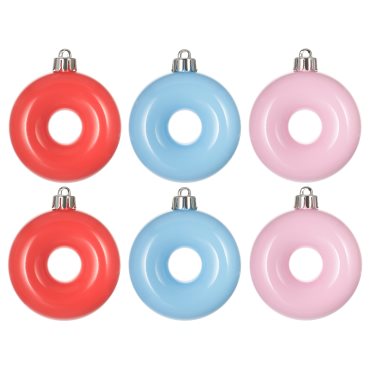 VINTERFINT, tree ornament set of 6, 7 cm, 106.046.17