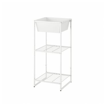 JOSTEIN, shelving unit with container/in/outdoor/wire, 41x40x90 cm, 194.371.72