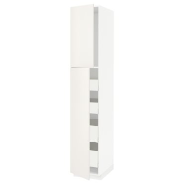 METOD, high cabinet with 2 doors/4 drawers, 40x60x220 cm, 194.556.46