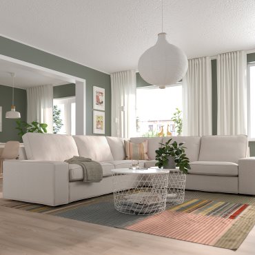 KIVIK, corner sofa, 5-seat, 194.828.62
