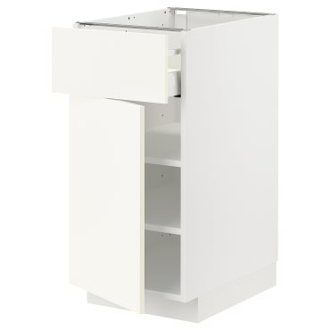 METOD, base cabinet with drawer/door, 40x60 cm, 195.069.95