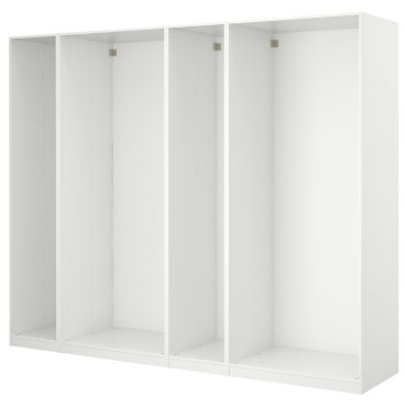PAX, 4 wardrobe frames, 300X35X236 cm, 198.954.38