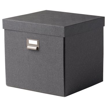 TJOG, storage box with lid, 32x31x30 cm, 204.776.71