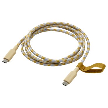 RUNDHULT, USB-C σε USB-C, 1.5 m/100 W, 206.177.04