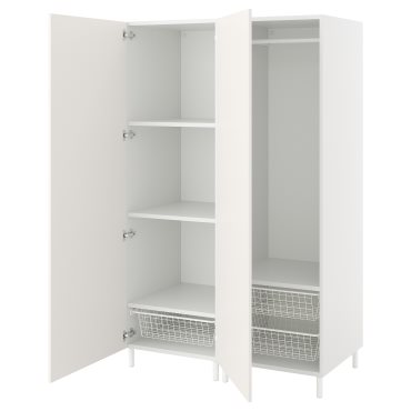 PLATSA, wardrobe with 2 doors, 120X57X191, 294.243.72