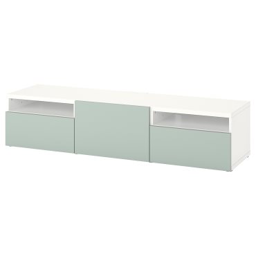 BESTÅ, TV bench with door/drawers push open, 180x42x39 cm, 294.324.71