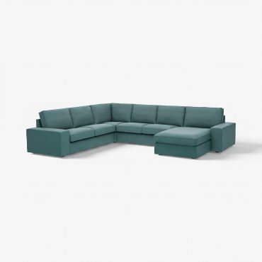KIVIK, corner sofa, 5-seat with chaise longue, 294.430.21