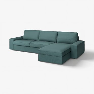 KIVIK, 4-seat sofa with chaise longue, 294.430.59