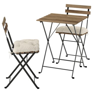 TÄRNÖ, table and 2 chairs/foldable/outdoor, 55x54 cm, 295.753.42
