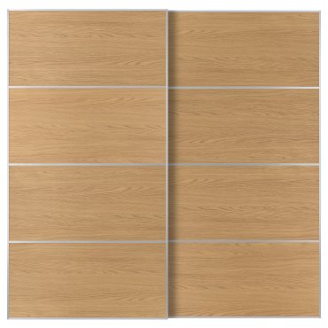 MEHAMN, pair of sliding doors, 200x201 cm, 296.090.16