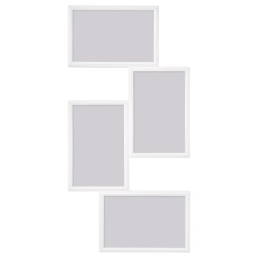 YLLEVAD, κορνίζα για 4 φωτογραφίες, 21x41 cm, 304.252.76