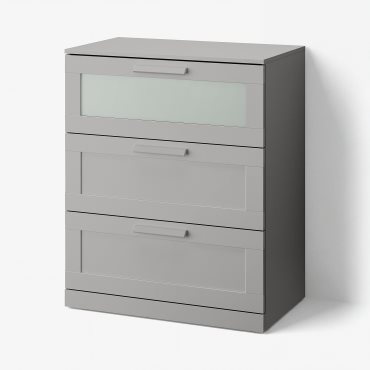 BRIMNES, chest of 3 drawers, 78x95 cm, 306.028.01