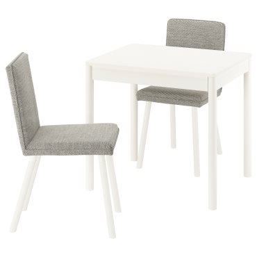 TONSTAD/TONSTAD, τραπέζι και 2 καρέκλες, 80/120x70 cm, 395.965.89