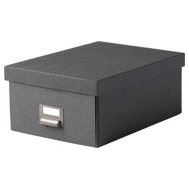 TJOG, storage box with lid, 25x36x15 cm, 404.776.65