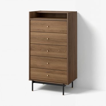 RÅDMANSÖ, chest of 5 drawers, 70x48x132 cm, 405.936.03
