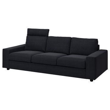 VIMLE, 3-seat sofa with headrest with wide armrests, 494.014.64