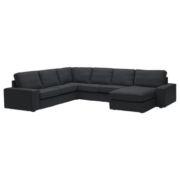 KIVIK, corner sofa, 5-seat with chaise longue, 494.828.70