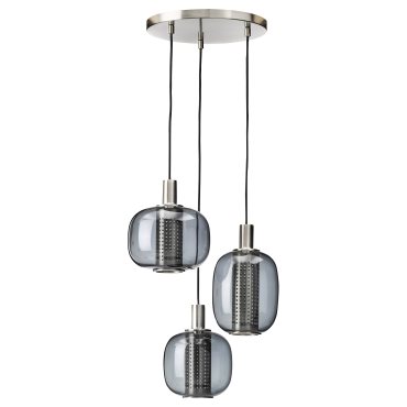 HÖGVIND, pendant lamp with 3 lamps, 504.929.29