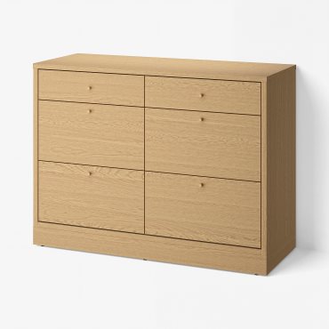 TONSTAD, chest of 6 drawers, 120x47x90 cm, 506.146.24