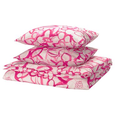 HÄRLIR, duvet cover and 2 pillowcases, 240x220/50x60 cm, 506.260.52