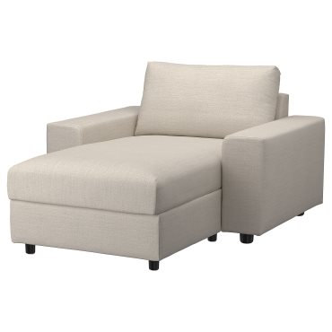 VIMLE, chaise longue with wide armrests, 594.091.48