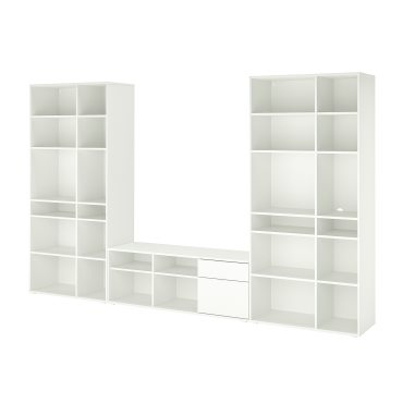 VIHALS, TV/storage combination, 337x37x200 cm, 594.406.10