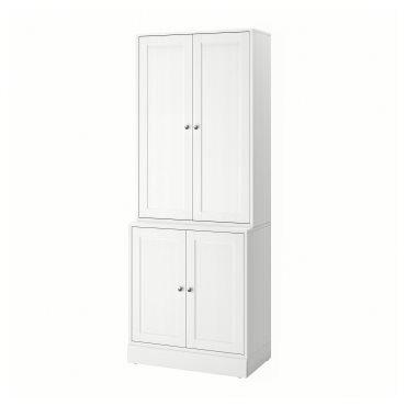 HAVSTA, storage combination with doors, 81x47x212 cm, 595.347.55