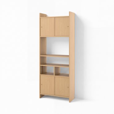 LÅDMAKARE, storage combination with sliding doors and 1 shelf insert, 81x35x212 cm, 595.646.91