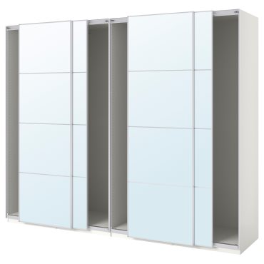 PAX, wardrobe with sliding doors, 300X66X236 cm, 599.035.06