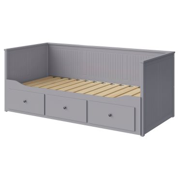 HEMNES, κρεβάτι επισκέπτη day-bed με 3 συρτάρια, 80x200 cm, 603.722.76
