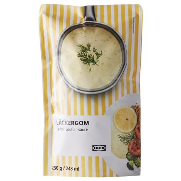 LACKERGOM, lemon-/dill sauce, 250 g, 604.792.77
