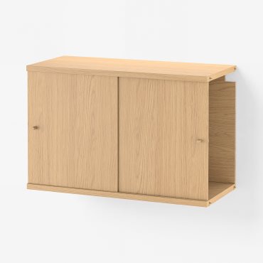 LÅDMAKARE, cabinet with sliding doors, 605.847.25