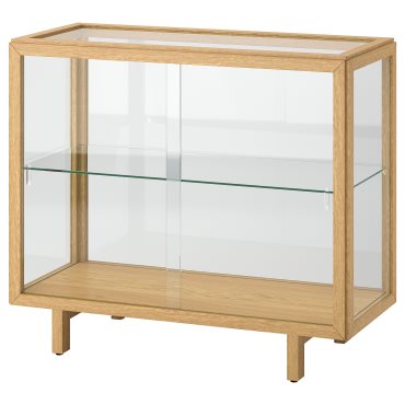 STOCKHOLM 2025, glass-door cabinet, 100x40x86 cm, 605.866.92