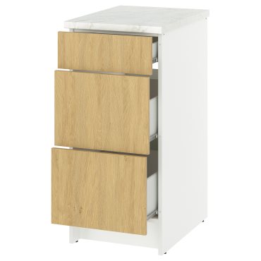 KNOXHULT, base cabinet with drawers, 40 cm, 606.039.79