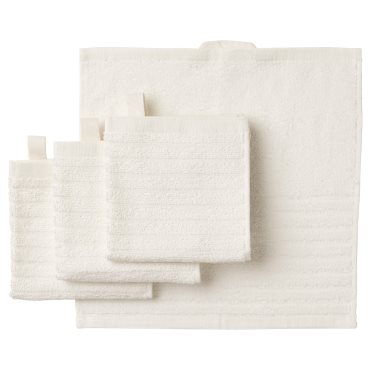VÅGSJÖN, washcloth/4 pack, 30x30 cm, 606.091.51