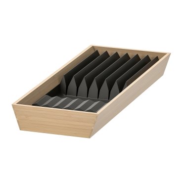 UPPDATERA, tray with knife rack, 20x50 cm, 694.327.04
