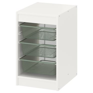 TROFAST, παιδικό έπιπλο αποθήκευσης με κουτιά, 34x44x55 cm, 694.804.60