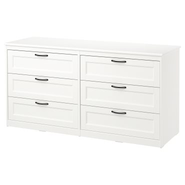SONGESAND, chest of 6 drawers, 703.667.98