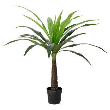 FEJKA, artificial potted plant in/outdoor/palm, 24 cm, 704.103.10