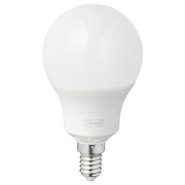 TRADFRI, LED bulb E14 470 lumen, wireless dimmable colour and white spectrum, 704.391.96