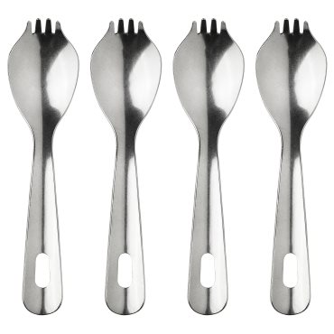 NABBFISK, spork set of 4, 17 cm, 705.711.19