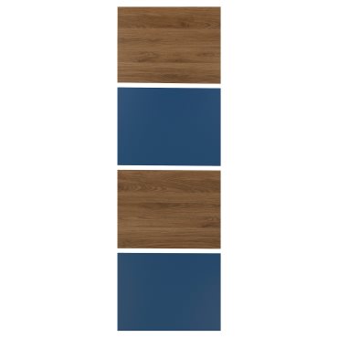 MEHAMN, 4 panels for sliding door frame, 75x236 cm, 706.057.51