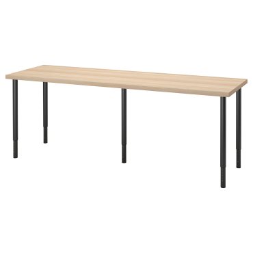 LAGKAPTEN/OLOV, desk, 200x60 cm, 794.176.37