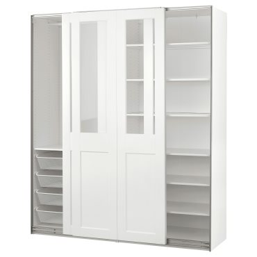 PAX/GRIMO, wardrobe combination, 200x66x236 cm, 795.031.78