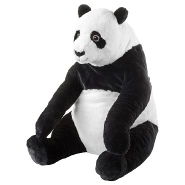 DJUNGELSKOG, soft toy, panda, 804.028.09