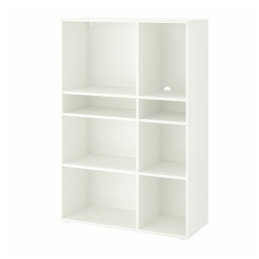 VIHALS, shelving unit with 6 shelves, 95x37x140 cm, 804.832.83