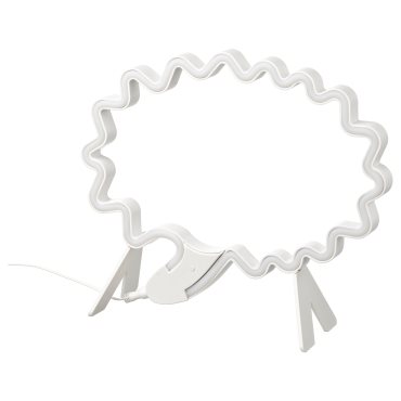 SNÖDJUP, decoration lighting with built-in LED light source/speech bubble, 804.928.00