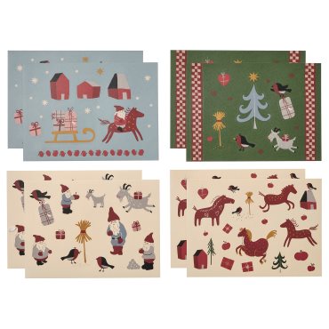 VINTERFINT, stickers/Christmas pattern, 8 pack, 805.558.02